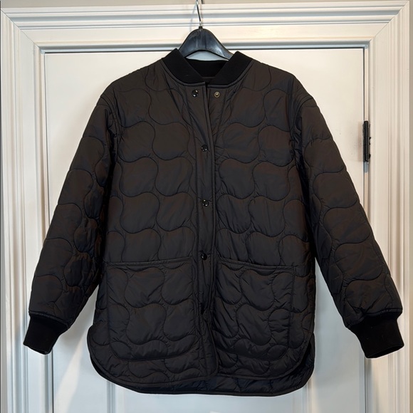 Madewell Quilted Oversized Bomber Jacket - Picture 3 of 6